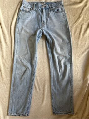 Madewell women’s The Perfect Vintage Jean 27 light blue wash